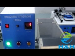 家庭用電化製品の試験装置の自由落下は機械強度試験のために 500mm を繰り返しました