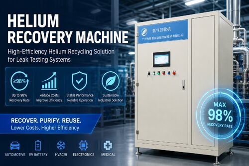 最新の企業ニュース ヘリウム 復元 機械 が 製造 者 たち に 漏れ 検査 の 費用 を 削減 する 方法